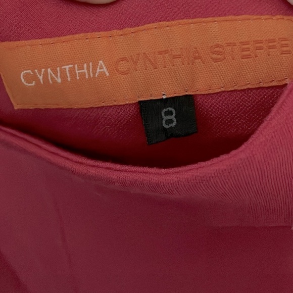 Cynthia Cynthia Steffe- Pink Colored, Front pockets, Stretch, sleeveless Dress-8 - Picture 2 of 9